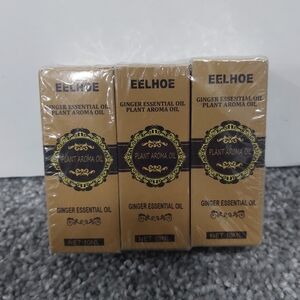 EELHOE 3 pack Ginger Essential Oil Plant Aroma Oil 10 ML each Ginger extract